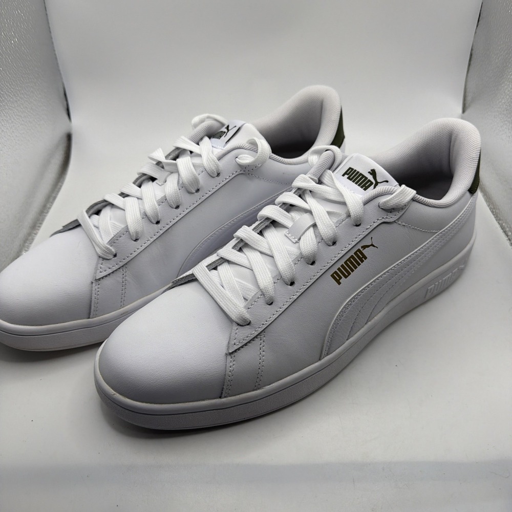 Puma Ace Court Sneakers White&Green Men's SoftFoam+ Size 11 - Picture 4 of 11